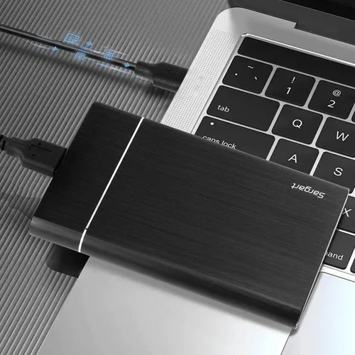 Vista 5 de Disco duro externo portátil de 320 GB USB3.0 Almacenamiento de disco duro móvil para PC, Mac, computadora de escritorio, laptop, Mac, Chromebook