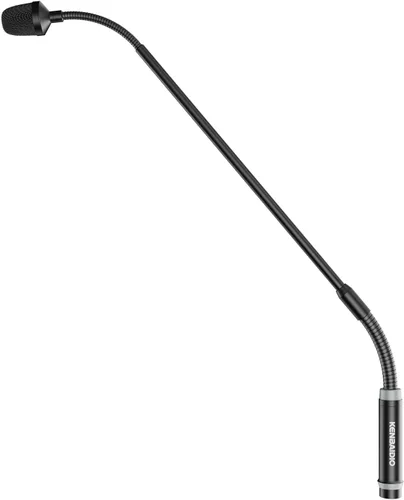 Vista 10 de Micrófono DJ de 17 pulgadas flexible de cuello de cisne, micrófono profesional XLR con cable dinámico Bob Barker para videoconferencia, podio