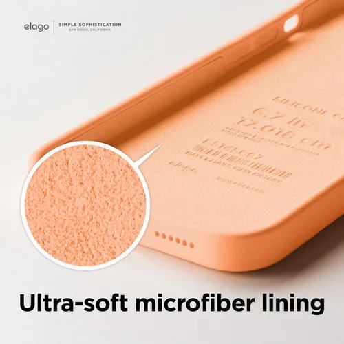 Vista 13 de elago Funda de silicona líquida prémium para iPhone 14 Pro Max