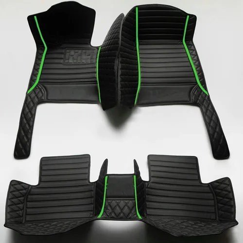 Vista 4 de Alfombrillas personalizadas Yaruicar para 99.99% de sedanes, SUV, autos deportivos, para hombres y mujeres, protección completa, almohadillas Negro