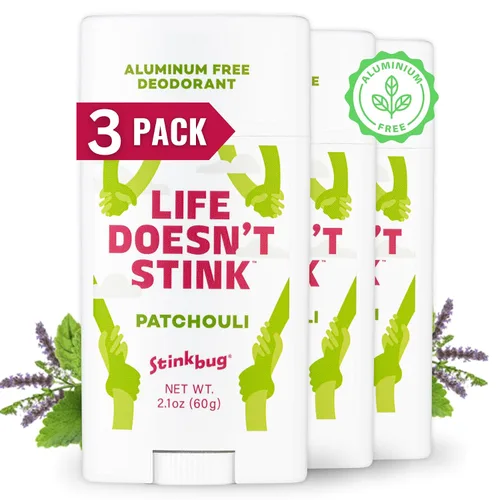 Vista 18 de Stinkbug Naturals - Desodorante orgánico sin aluminio con aceite de coco y aceites esenciales, sin parabenos, desodorante para piel sensible, 2.1