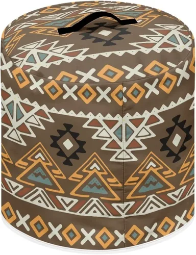 Vista 2 de Dolyues Cubierta para olla a presión, cubierta antipolvo para electrodomésticos de tribu étnica occidental, con mango superior y bolsillo, cubierta