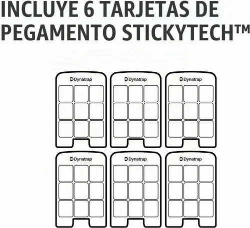 Vista 2 de Dynatrap Recambios de tarjetas de pegamento para interiores Dynatrap Fly Trap modelos DT3007 y DT3007W - 6 tarjetas de pegamento - 23007 - Control