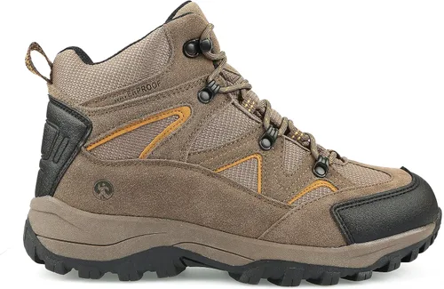 Vista 6 de Northside Botas de senderismo impermeables de cuero para hombre Snohomish bronceado miel bronceado TanDark Honey 115