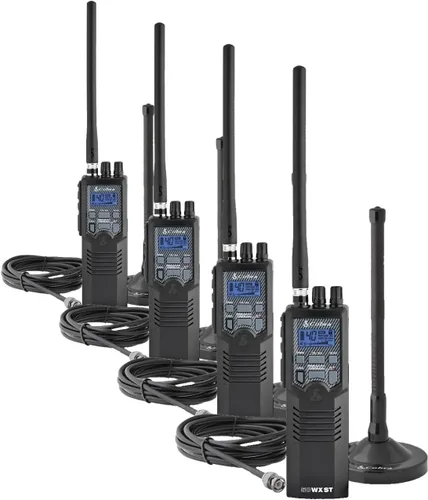 Vista 9 de Cobra HH50WXST Radio CB portátil – Radio de emergencia con acceso a 40 canales completos y alertas NOAA, conector para auriculares, salida