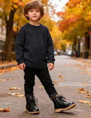 Vista 2 de DADAWEN - Botas de nieve impermeables para niños y niñas, botas térmicas para el invierno Negro Mg