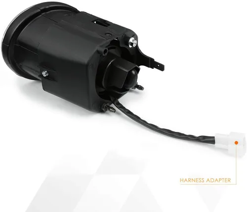 Vista 5 de PM PERFORMOTOR Lente ámbar parachoques delantero conducción luz antiniebla/lámpara+interruptor compatible con Frontier/Sentra 01-04