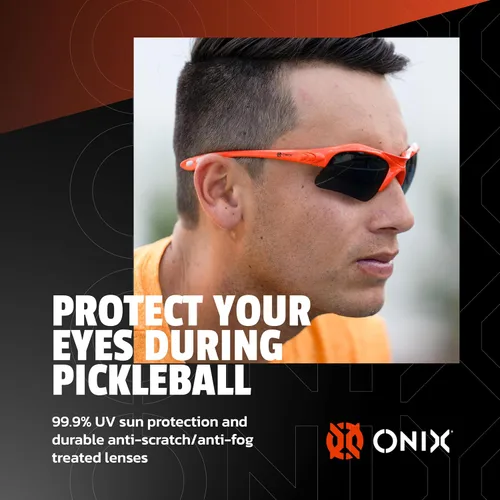 Vista 5 de ONIX Pickleball Falcon Eyewear Sun Protection Non-Slip Nose Piece Modern and Lightweight Secure Design