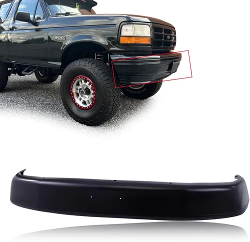 Vista 10 de CarPartsDepot Nuevo Parachoques Delantero de Acero Cromado Compatible con Ford 1967-1977 F-100 F-250 F-350 1975-1977 F-150 F-500 Se Ajusta