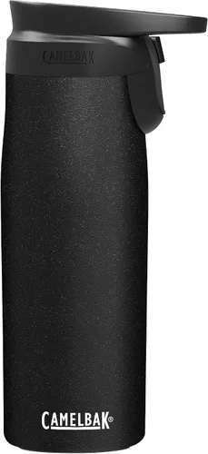 Vista 25 de CamelBak Forge Flow - Taza de viaje aislada de acero inoxidable, color negro, 16 onzas