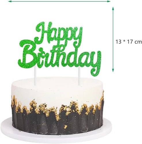 Vista 4 de Daimay 23 piezas de decoración de cumpleaños de tractor verde granja, suministros para fiestas, pancarta de feliz cumpleaños, globo de granero