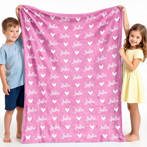 Vista 12 de ICELIETE Envía al día siguiente, mantas personalizadas para niños, manta personalizada con nombre, manta de franela, regalos de Navidad y cumpleaños