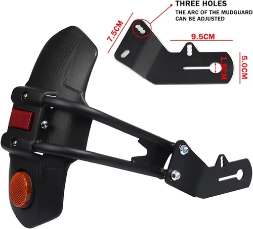 Vista 2 de Guardabarros trasero de motocicleta para guardabarros trasero de motocicleta, accesorios para Fz25 para Fz 25 para F&Azer 250 para AKT TT250
