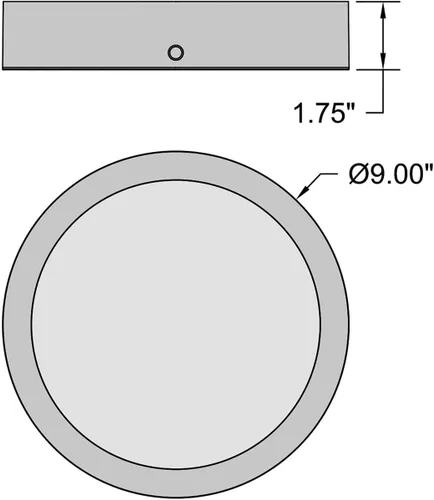 Vista 4 de Access Lighting 20850LEDEM-WH/ACR ModPLUS - Montaje empotrado, color blanco