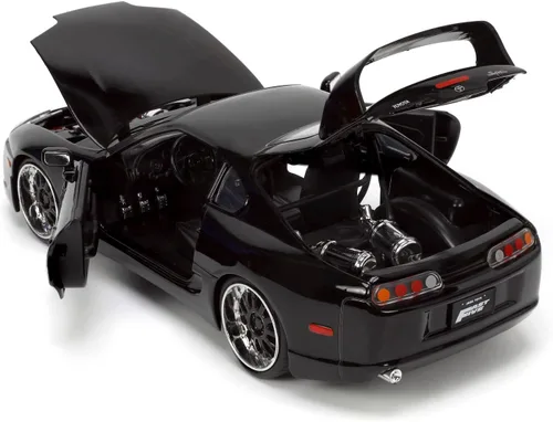 Vista 6 de Auto Fast + Furious Toyota Supra 1995 Schaal 124