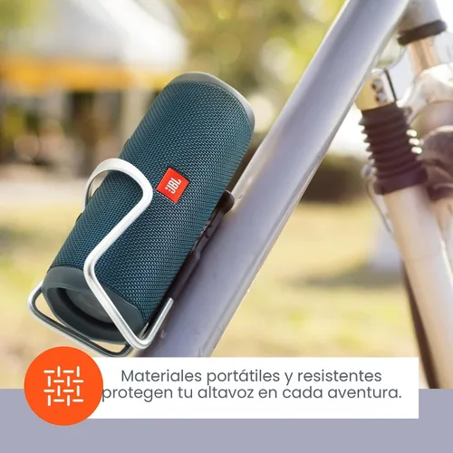 Vista 7 de JBL Flip 5 - Parlante portátil inalámbrico Bluetooth impermeable con estuche rígido protector divvi!.