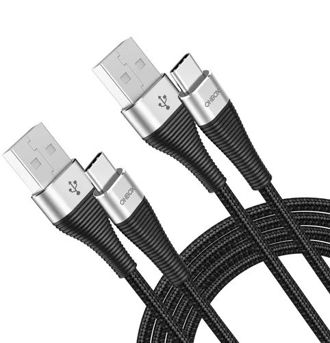 Vista 16 de Cable corto USB C, cable USB C a USB C de 100 W, cable de carga rápida de 1 Negro