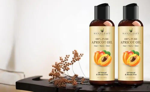 Vista 6 de Handcraft Blends Aceite de Semilla de Albaricoque - Prensado en Frío 4 Fl Oz - 100% Puro y Natural - Aceite Portador de Grado Premium para Piel