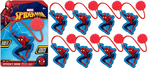 Vista 10 de JA-RU Marvel Spiderman & Hulk Manos Pegajosas Elásticas Juguetes Snap (1 Paquete Hulk) Manos Elásticas de Superhéroes. Suministros de Juguetes a