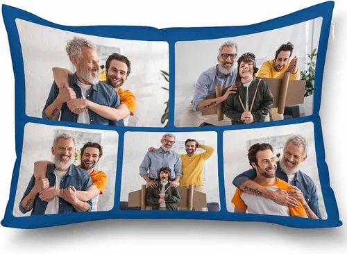 Vista 20 de Funda de almohada con foto personalizada, regalos para la familia, fotos personalizadas, fundas de almohada decorativas personalizadas, regalos