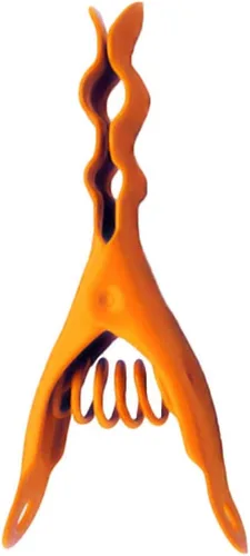Vista 15 de Pinzas para la ropa extremas, color amarillo brillante, acero inoxidable 304 sólido, paquete de 20 unidades, resistentes, antioxidantes, alfileres