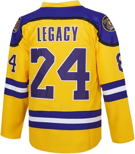 Vista 3 de Camiseta de hockey sobre hielo de la película Legend 8 24 para hombre