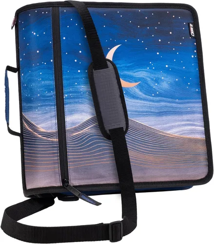 Vista 18 de Case-it Mighty Zip Tab - Carpeta escolar con cremallera Anillas en O de 3 pulgadas, capacidad de 600 hojas, carpeta de archivos expandible de 5 Un