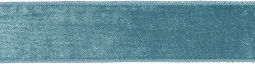 Vista 8 de MEEDEE Cinta de terciopelo azul de 1.5 pulgadas, 25 yardas, terciopelo triturado para árbol de Navidad, coronas, lazos