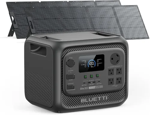 Vista 14 de BLUETTI Generador solar Elite 300 con panel solar de 350W incluido