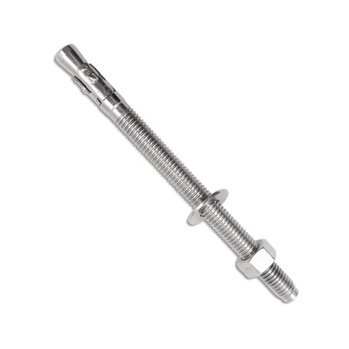 Vista 10 de Anclaje de cuña de 1/2" x 3-3/4 pulgadas, anclajes de hormigón de acero inoxidable, sujetadores de pernos de expansión de trabajo pesado
