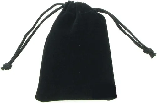 Vista 4 de SmartDealsPro Juego de 5 bolsas de terciopelo duraderas de 3.5 x 5 pulgadas con cordón para embalaje de regalo de joyería de dados