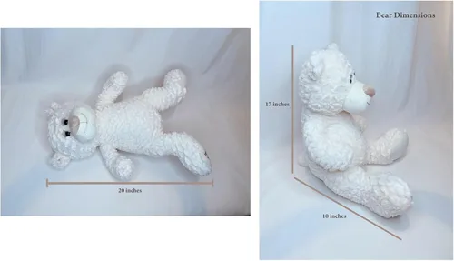 Vista 8 de KINNEX COLLECTIONS SINCE 1997 20" Quince Anos Quinceanera Last Doll Osito de peluche con vestido (pieza central) ~ ARC16831-23R (Aqua)