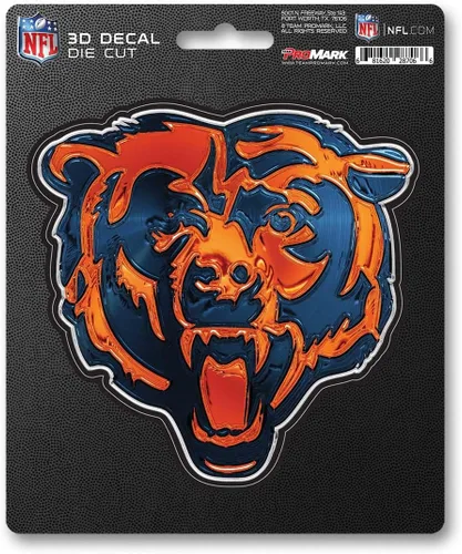Vista 23 de FANMATS Calcomanía 3D de NFL Auto NFL