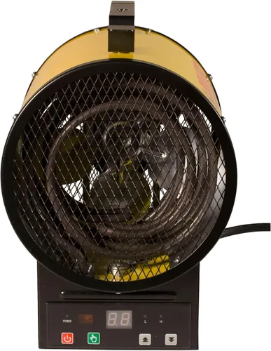 Vista 16 de Dura Heat calentador de aire eléctrico, 13,640 BTU- EUH4000R. 6-20P Plug, Electric Industrial Garage Heater, Workshop, Wall & Ceiling Mount, Steel