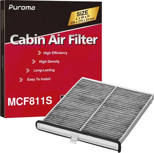 Vista 8 de Puroma Filtro de aire de cabina Carbón activado para CP930 CF10930 CAF1869P