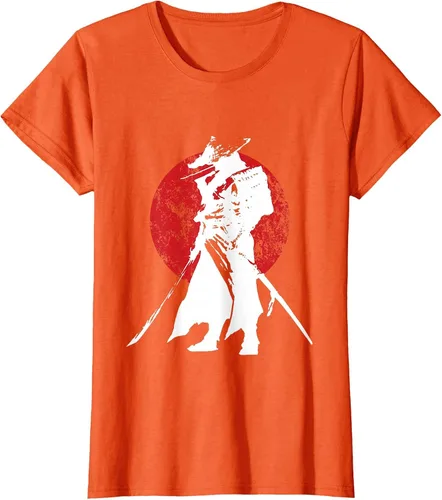 Vista 39 de Vintage Japanese Samurai Retro Bushido Warrior Japan Sword T-Shirt Asphalt Grey
