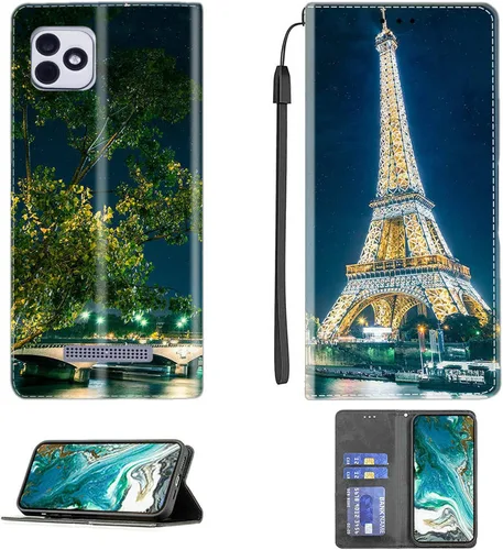 Vista 237 de jioeuinly ATT Motivate 2 - Funda compatible con ATT Motivate 2, funda con soporte abatible y cierre magnético DJS