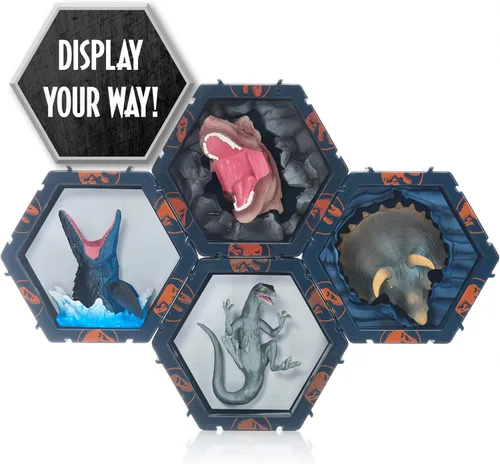 Vista 7 de WOW! PODS Jurassic World Camp Cretaceous SFX Velociraptor Blue Figura iluminada con efectos de sonido Mercancía oficial de Fallen Kingdom