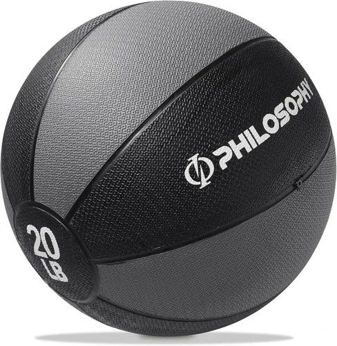 Vista 10 de Philosophy Gym Balón medicinal - Pelota antideslizante de fitness