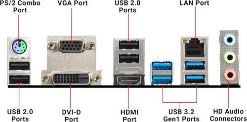 Vista 3 de MSI ProSeries AMD Ryzen 2ª y 3ª generación AM4 M.2 SATA 6Gb/s USB 3 DDR4 D-Sub DVI HDMI Micro-ATX placa base (B450M PRO-VDH Max)
