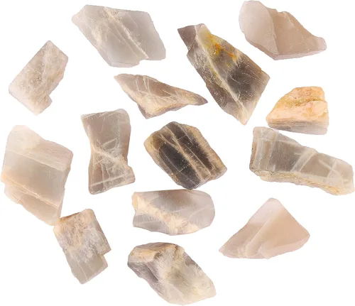 Vista 12 de Cristales curativos naturales crudos, piedras ásperas para hacer rodar, cabbing, pulido, envoltura de alambre, curación de cristales Wicca y Reiki