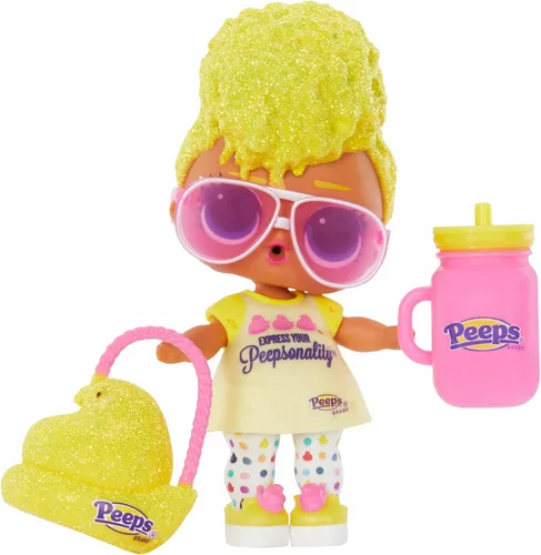 Vista 5 de L.O.L. Surprise! LOL Surprise Loves Mini Sweets Peeps - Pollito duro con muñeca coleccionable, 7 sorpresas, tema de primavera, muñeca de edición