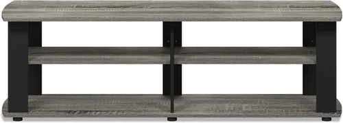 Vista 54 de Furinno 11191BK THE Centro de Entretenimiento Soporte para TV, Negro
