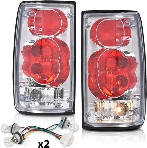 Vista 12 de GRAND ORANGE Conjunto de Luces Traseras Luces Traseras Lámpara de Freno con Bombillas Compatible con Toyota Hilux Pickup Truck 1989-1995 8156089166