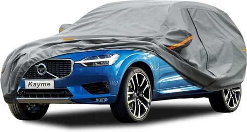 Vista 249 de Kayme Funda de Coche de Servicio Pesado Impermeable para Todo Tipo de Clima, Ajuste Personalizado para Tesla Model S, Cubierta Exterior Completa