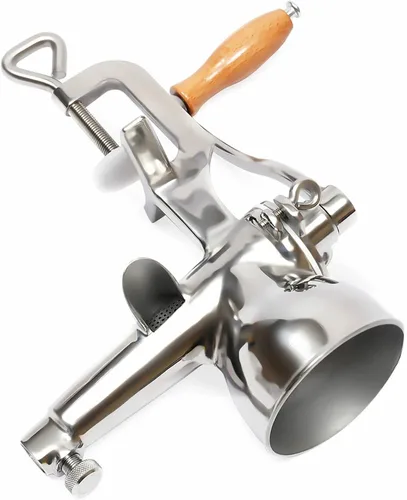 Vista 3 de Exprimidor manual Exprimidor de hierba de trigo Extractor de frutas y verduras Prensa manual Exprimidor de cítricos de acero inoxidable