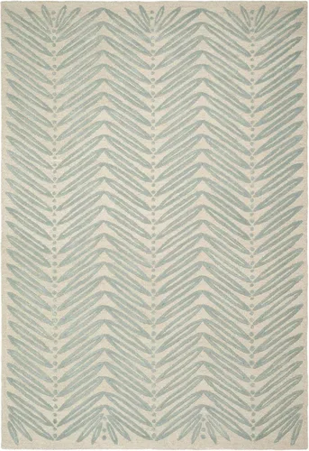 Vista 14 de Martha Stewart x SAFAVIEH - Colección de alfombras de área, alfombra de 2 pies 3 pulgadas x 10 pies, gamuza beige, lana y viscosa hecha a mano