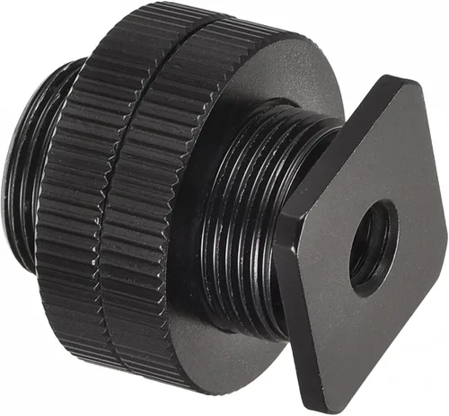 Vista 5 de uxcell Adaptador de soporte de micrófono, hembra de 1/4 pulgadas a 5/8 pulgadas macho 0.98 pulgadas, adaptador de tornillo de conversión