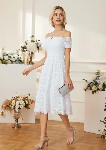 Vista 7 de GRACE KARIN Vestidos de invitada de boda para mujer, vestido de cóctel de verano 2023