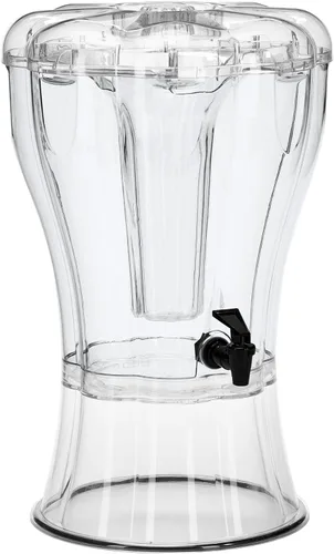 Vista 6 de Irrompible 3.5 galones dispensador de bebidas con extraíbles hielos Buddeez, Transparente